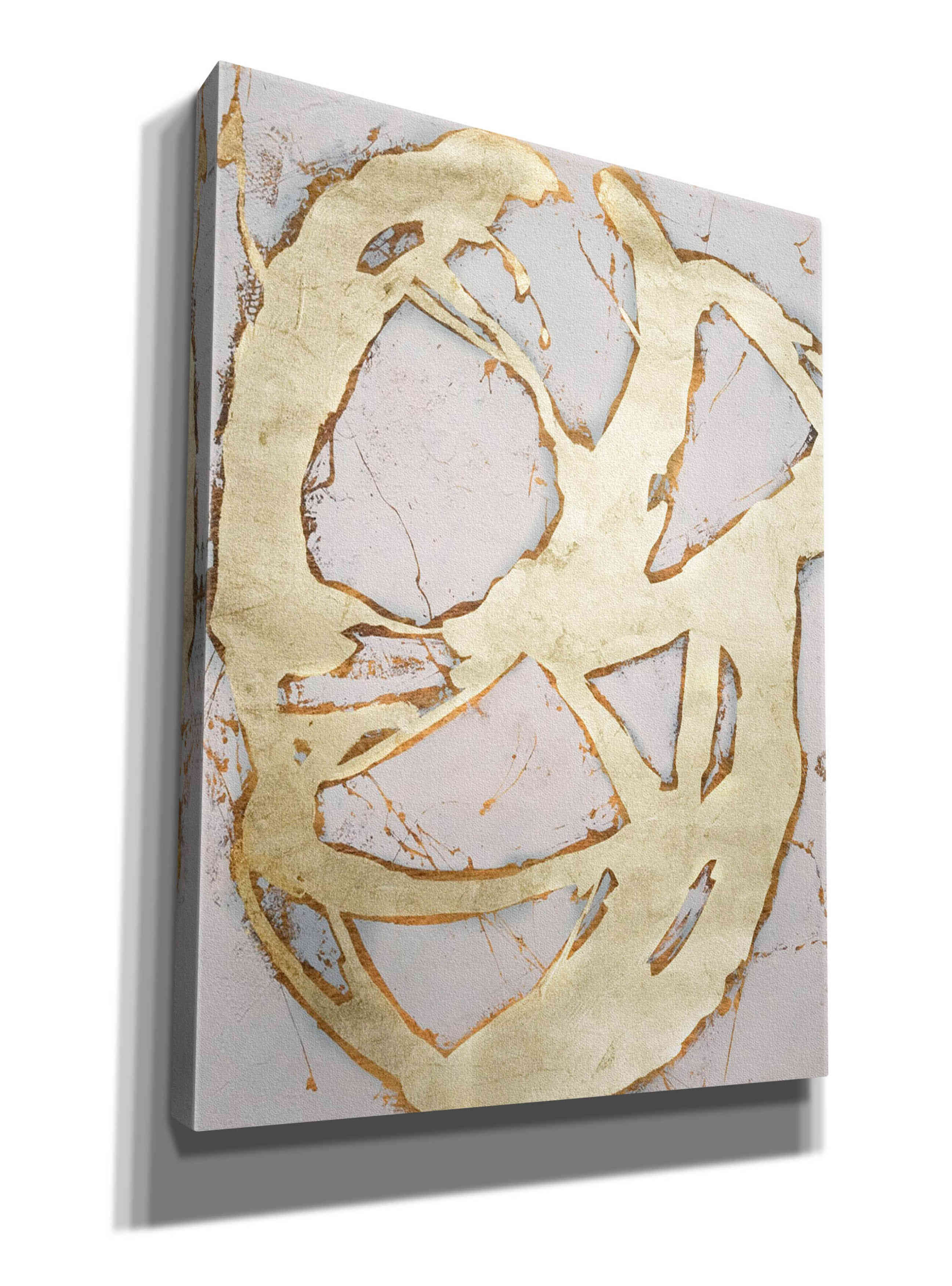 'Ace of Spades in Gold II' by Erin Ashley, Giclee Canvas Wall Art