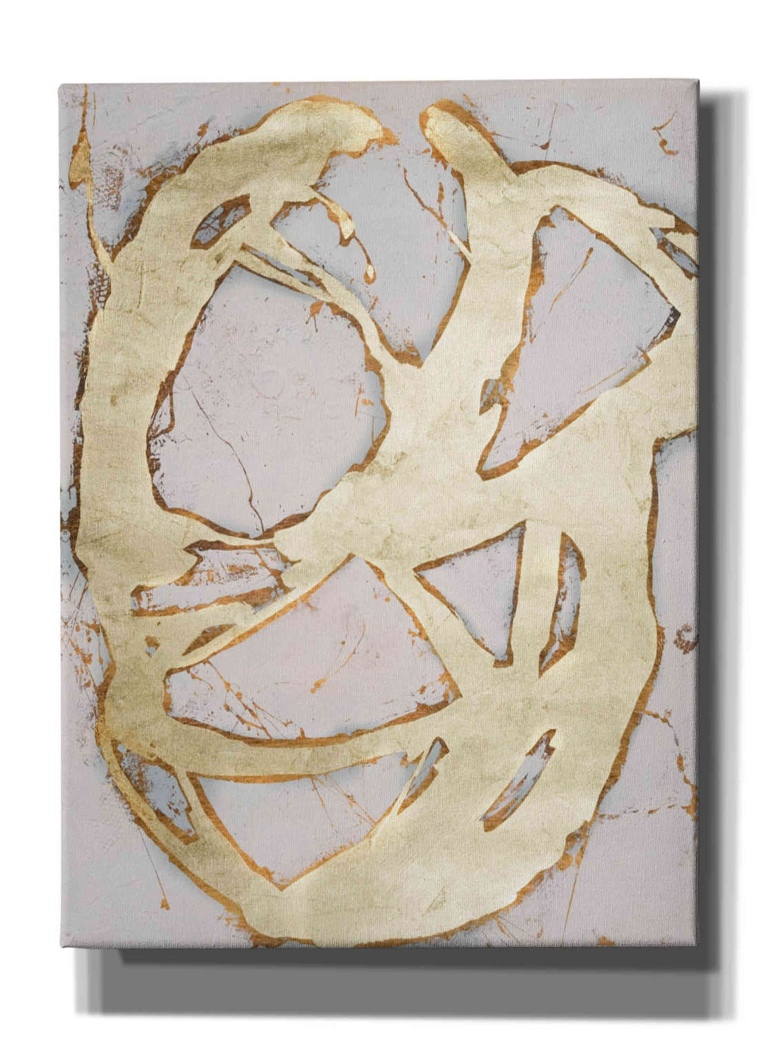 'Ace of Spades in Gold II' by Erin Ashley, Giclee Canvas Wall Art