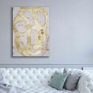 'Ace of Spades in Gold III' by Erin Ashley, Giclee Canvas Wall Art,40 x 54