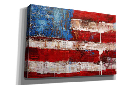 'Ashley American Flag' by Erin Ashley, Giclee Canvas Wall Art