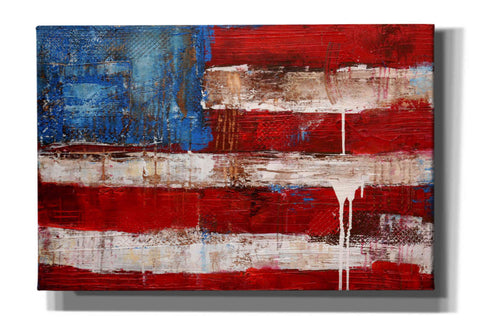 Image of 'Ashley American Flag' by Erin Ashley, Giclee Canvas Wall Art