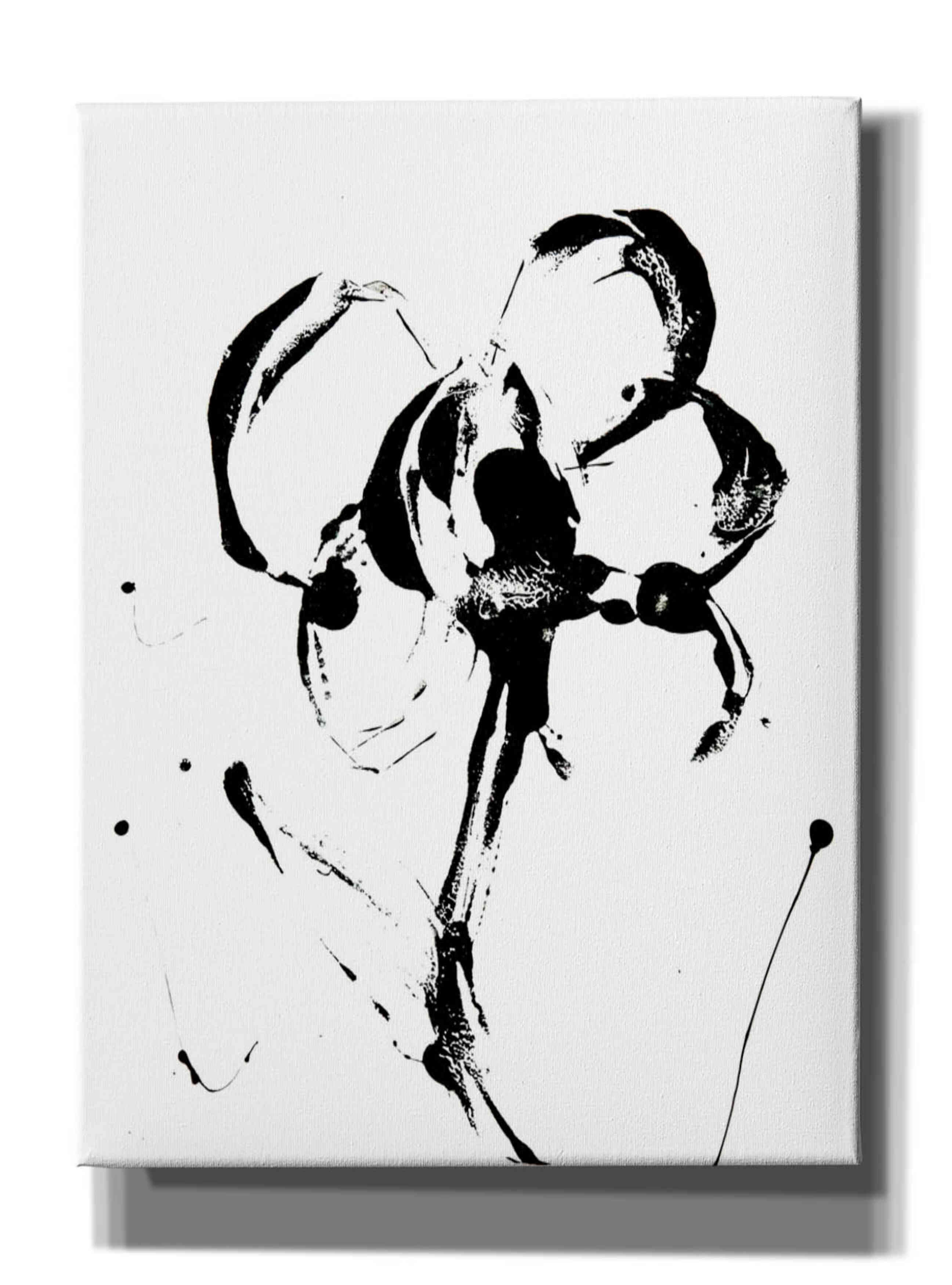 'Flower Squiggle II' by Erin Ashley, Giclee Canvas Wall Art