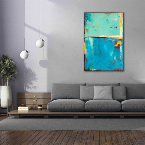 Image of 'Matchbox Blue 55' by Erin Ashley, Giclee Canvas Wall Art,40 x 60