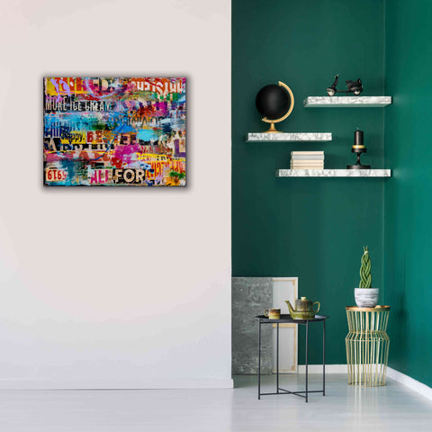 Image of 'Metromix Luv I' by Erin Ashley, Giclee Canvas Wall Art,34 x 26