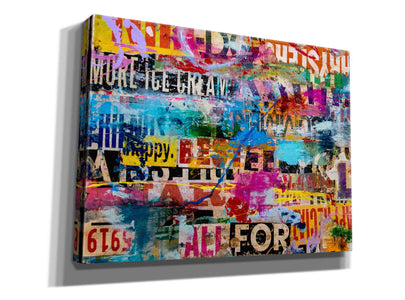 'Metromix Luv I' by Erin Ashley, Giclee Canvas Wall Art