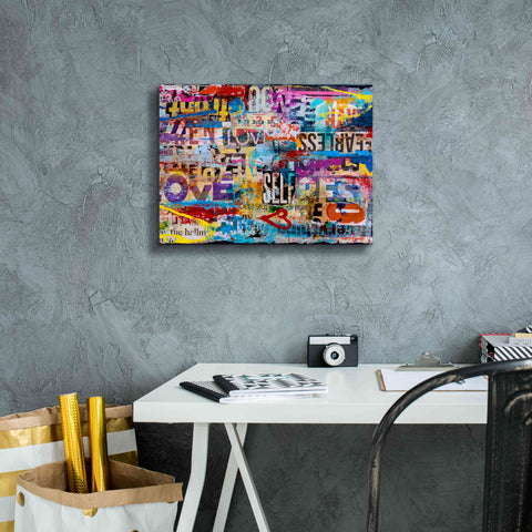 Image of 'Metromix Luv II' by Erin Ashley, Giclee Canvas Wall Art,16 x 12