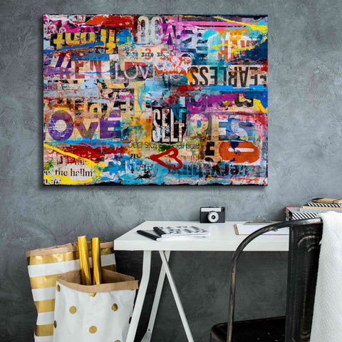 Image of 'Metromix Luv II' by Erin Ashley, Giclee Canvas Wall Art,34 x 26
