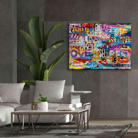 Image of 'Metromix Luv II' by Erin Ashley, Giclee Canvas Wall Art,54 x 40