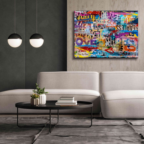 Image of 'Metromix Luv II' by Erin Ashley, Giclee Canvas Wall Art,54 x 40
