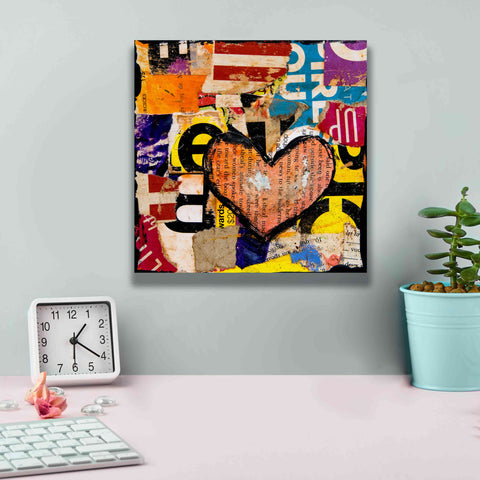 'Mixed Luv' by Erin Ashley, Giclee Canvas Wall Art,12 x 12