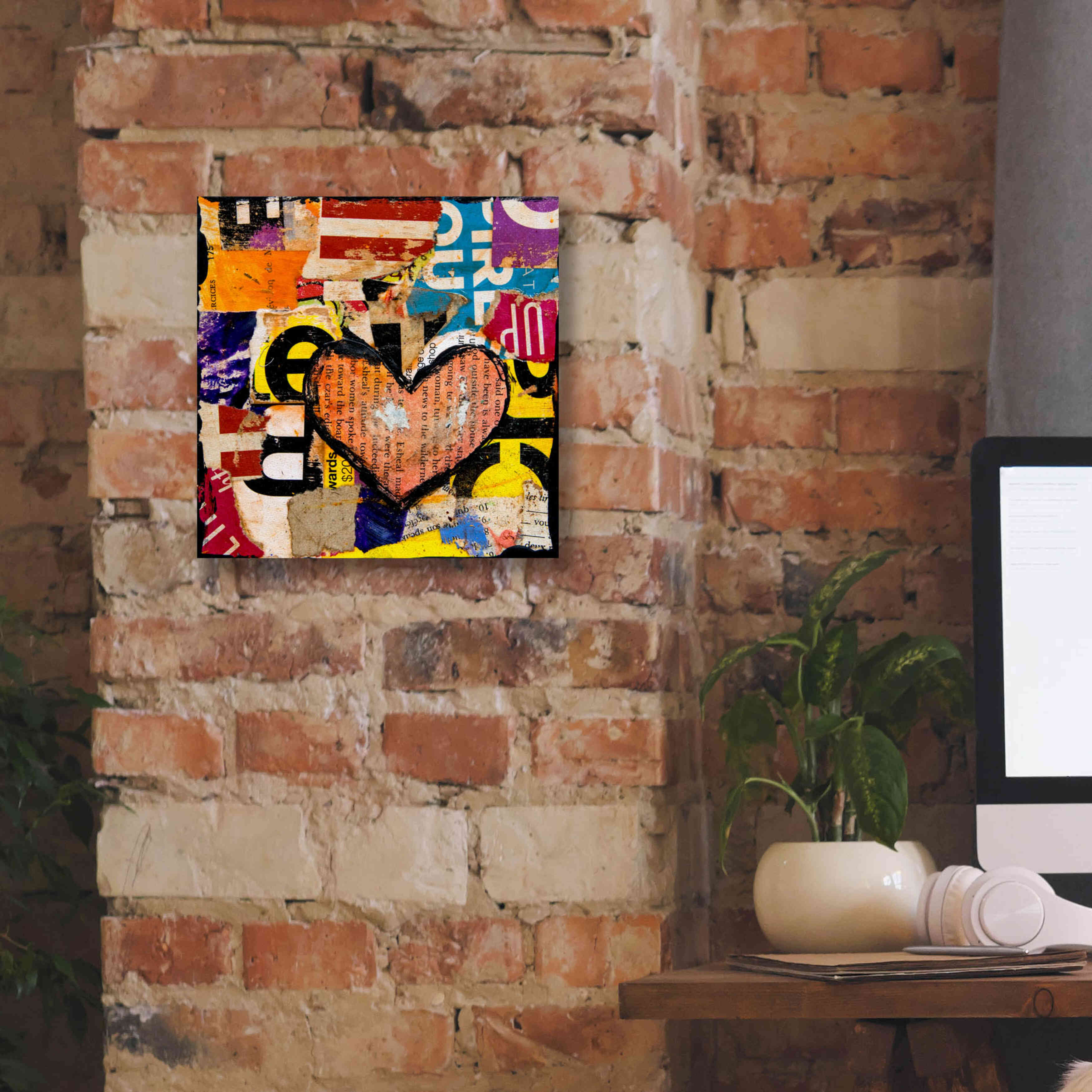 'Mixed Luv' by Erin Ashley, Giclee Canvas Wall Art,12 x 12