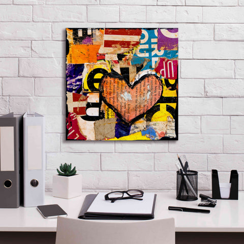 Image of 'Mixed Luv' by Erin Ashley, Giclee Canvas Wall Art,18 x 18