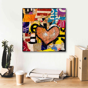 'Mixed Luv' by Erin Ashley, Giclee Canvas Wall Art,18 x 18