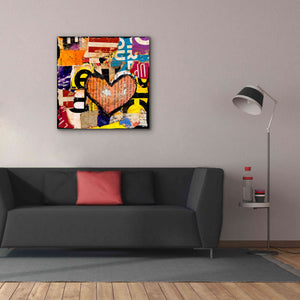 'Mixed Luv' by Erin Ashley, Giclee Canvas Wall Art,37 x 37