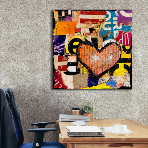 Image of 'Mixed Luv' by Erin Ashley, Giclee Canvas Wall Art,37 x 37