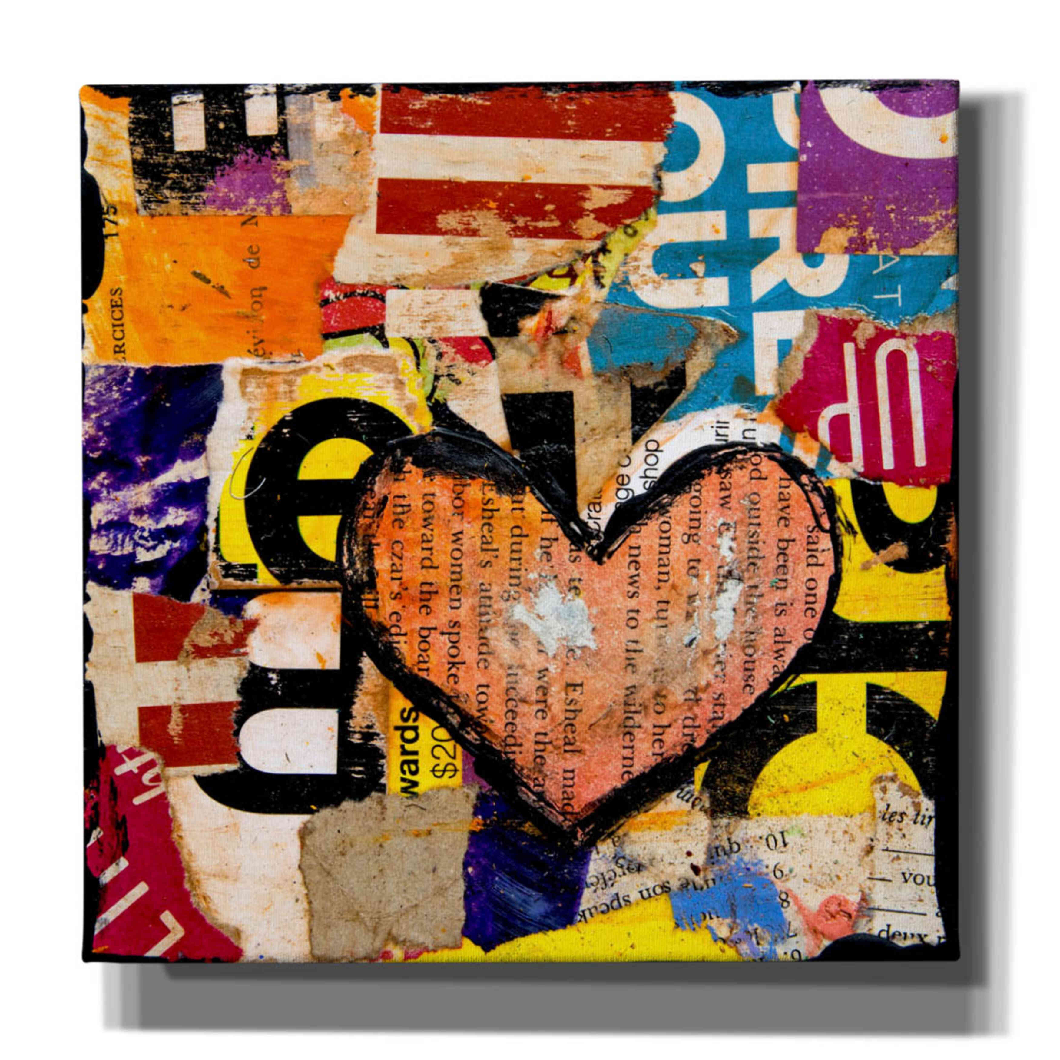 'Mixed Luv' by Erin Ashley, Giclee Canvas Wall Art