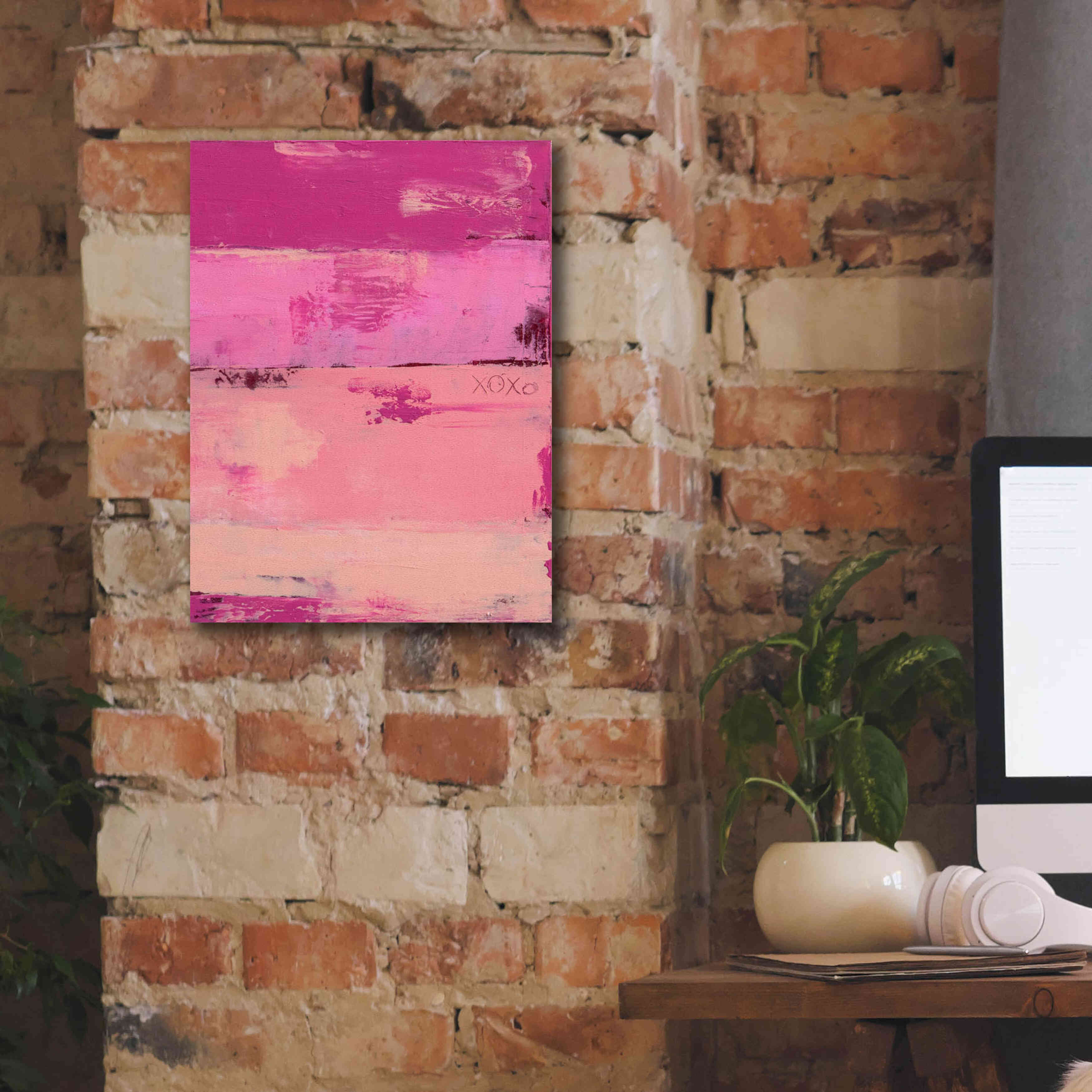 'Sweet Heart Hotel II' by Erin Ashley, Giclee Canvas Wall Art,12 x 16