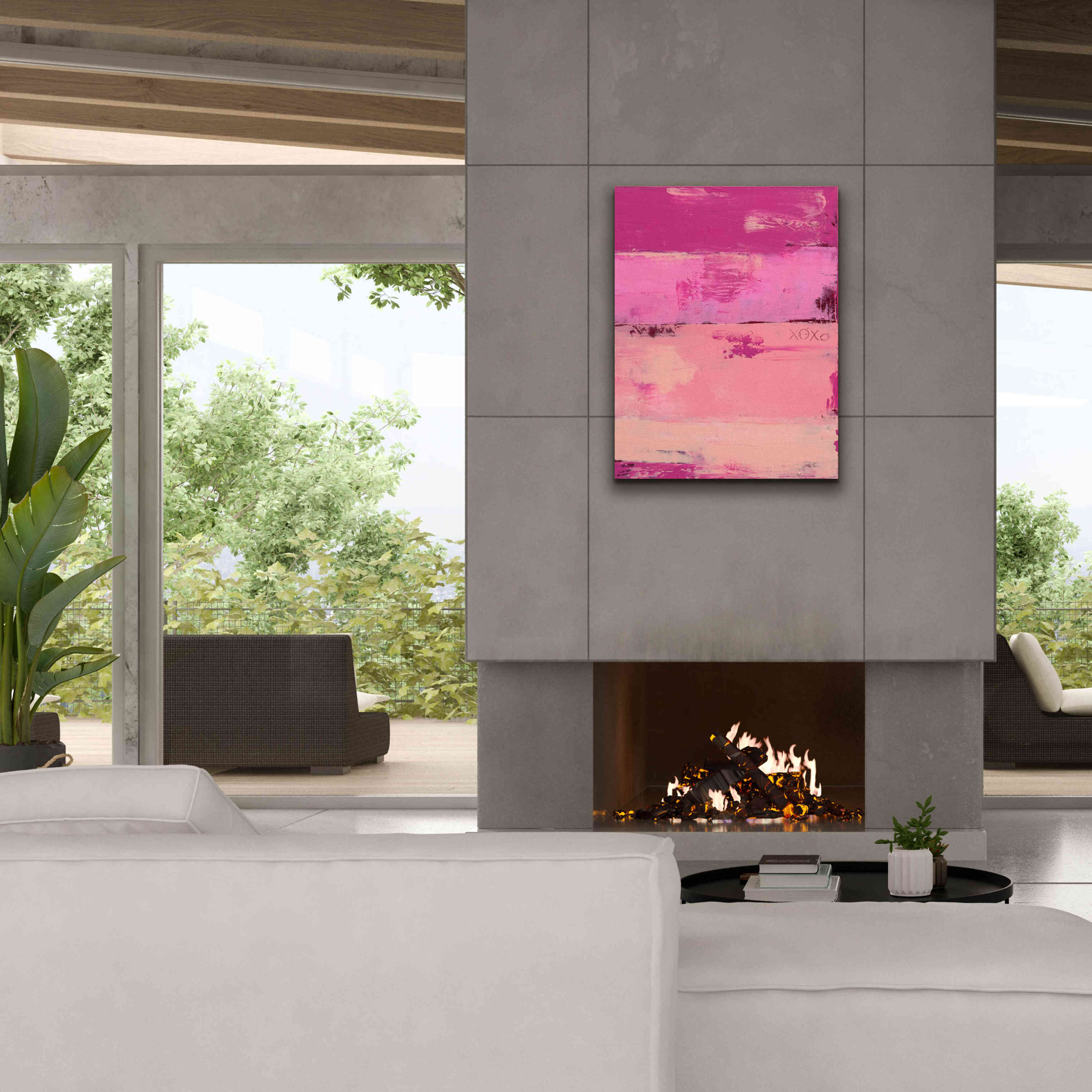 'Sweet Heart Hotel II' by Erin Ashley, Giclee Canvas Wall Art,26 x 34