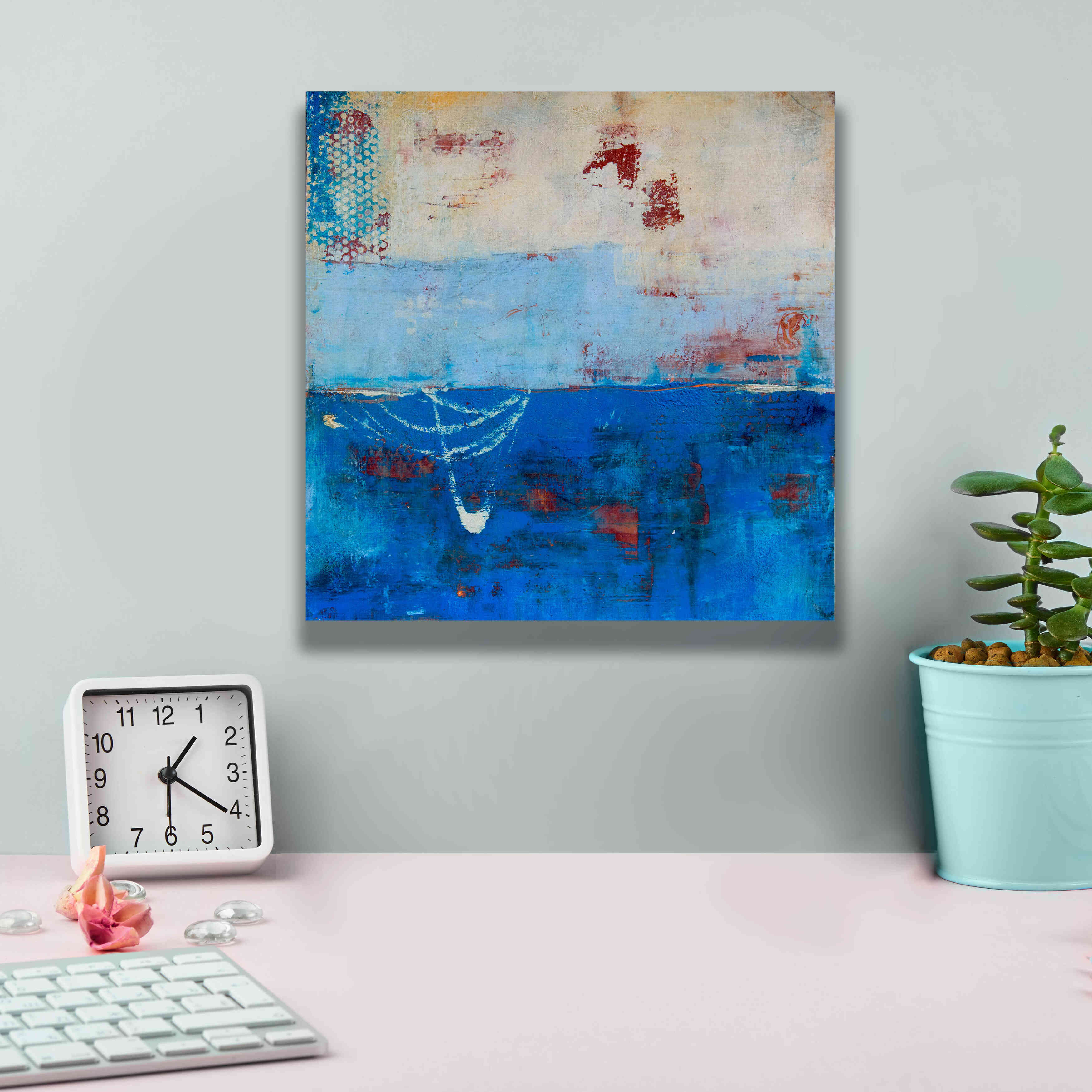 'Wind Surfing' by Erin Ashley, Giclee Canvas Wall Art,12 x 12