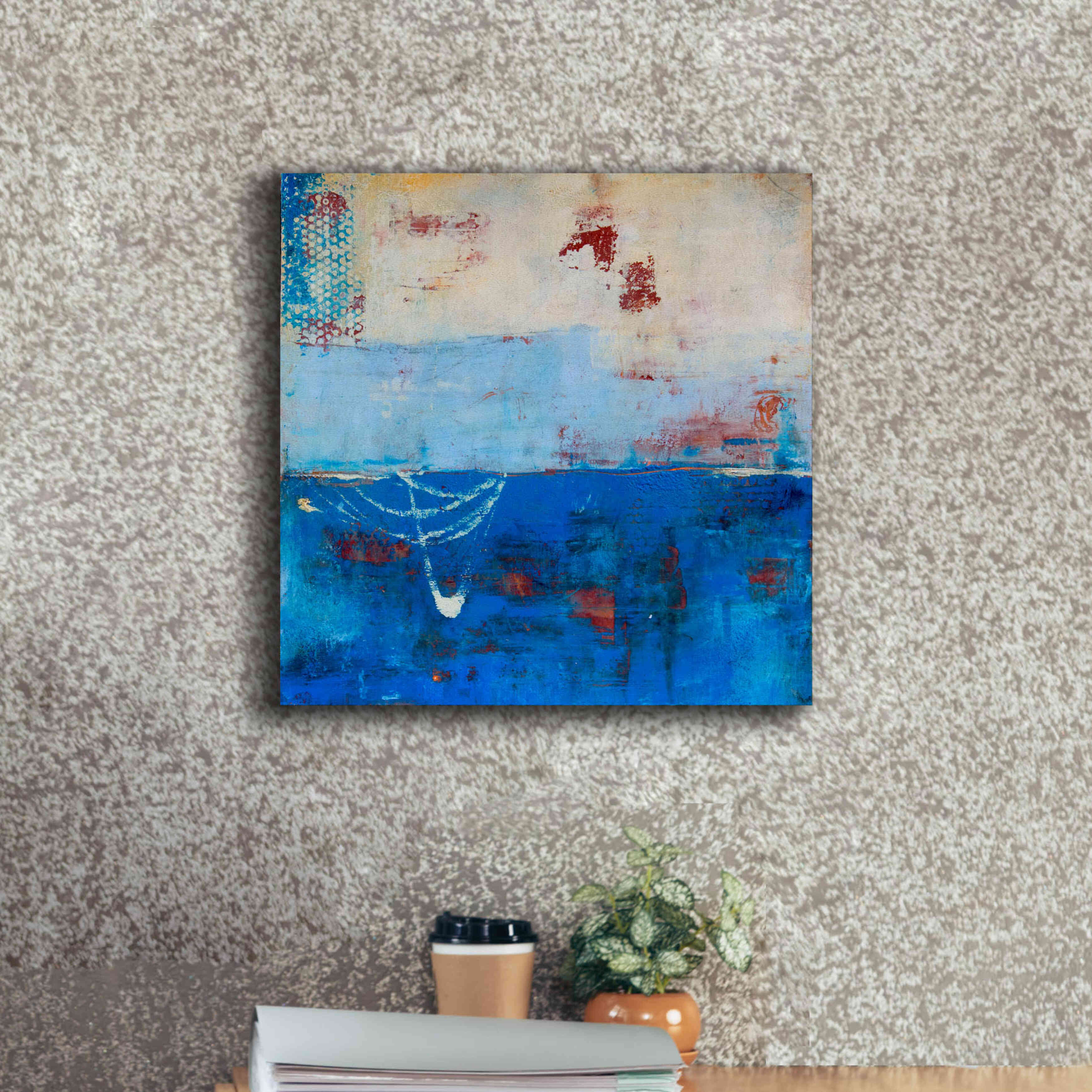 'Wind Surfing' by Erin Ashley, Giclee Canvas Wall Art,18 x 18