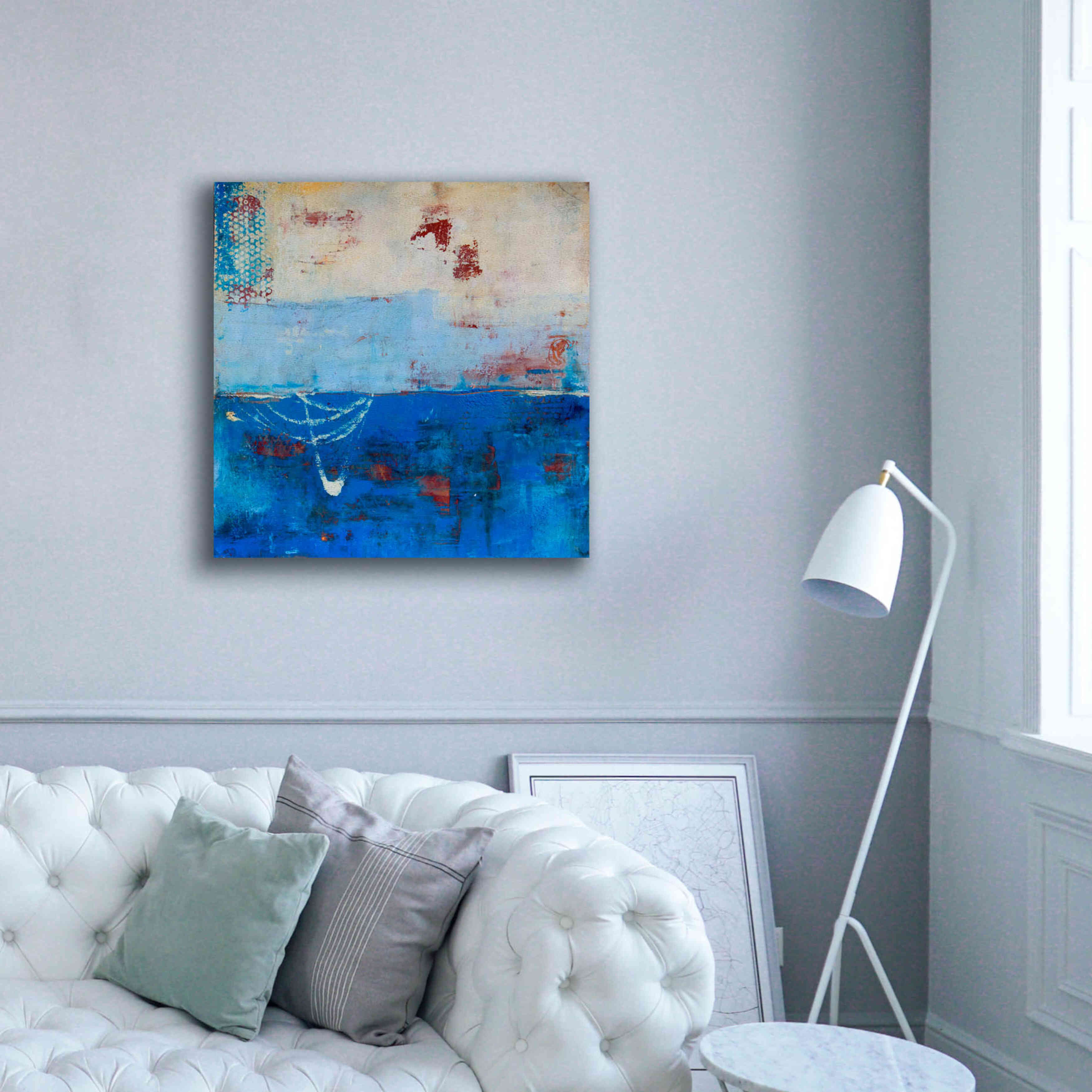 'Wind Surfing' by Erin Ashley, Giclee Canvas Wall Art,37 x 37