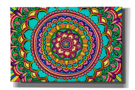 'Happy Dance Mandala' by Hello Angel, Giclee Canvas Wall Art