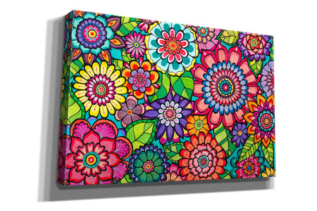 'Blooming Blooms' by Hello Angel, Giclee Canvas Wall Art