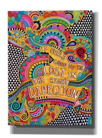 Image of 'Lost in the Right Direction' by Hello Angel, Giclee Canvas Wall Art