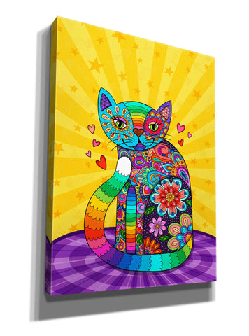 Image of 'Cats Meow' by Hello Angel, Giclee Canvas Wall Art