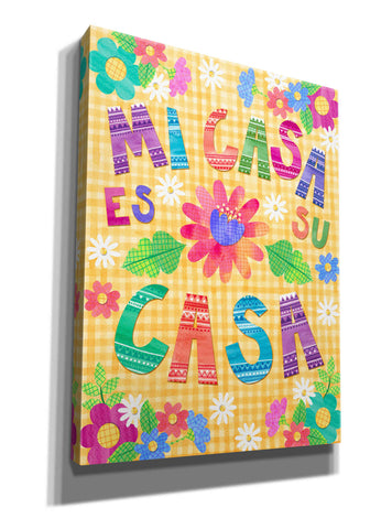 Image of 'Mi Casa Es Su Casa' by Hello Angel, Giclee Canvas Wall Art
