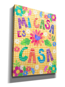'Mi Casa Es Su Casa' by Hello Angel, Giclee Canvas Wall Art