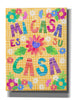 'Mi Casa Es Su Casa' by Hello Angel, Giclee Canvas Wall Art