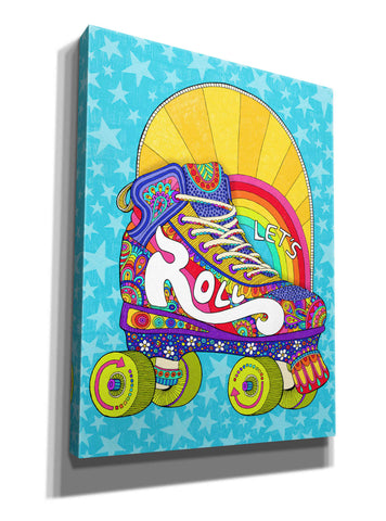 Image of 'Lets Roll' by Hello Angel, Giclee Canvas Wall Art