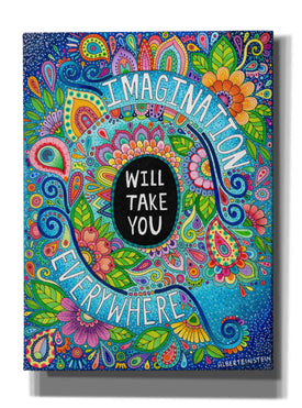'Imagination Will Take You Everywhere ' by Hello Angel, Giclee Canvas Wall Art