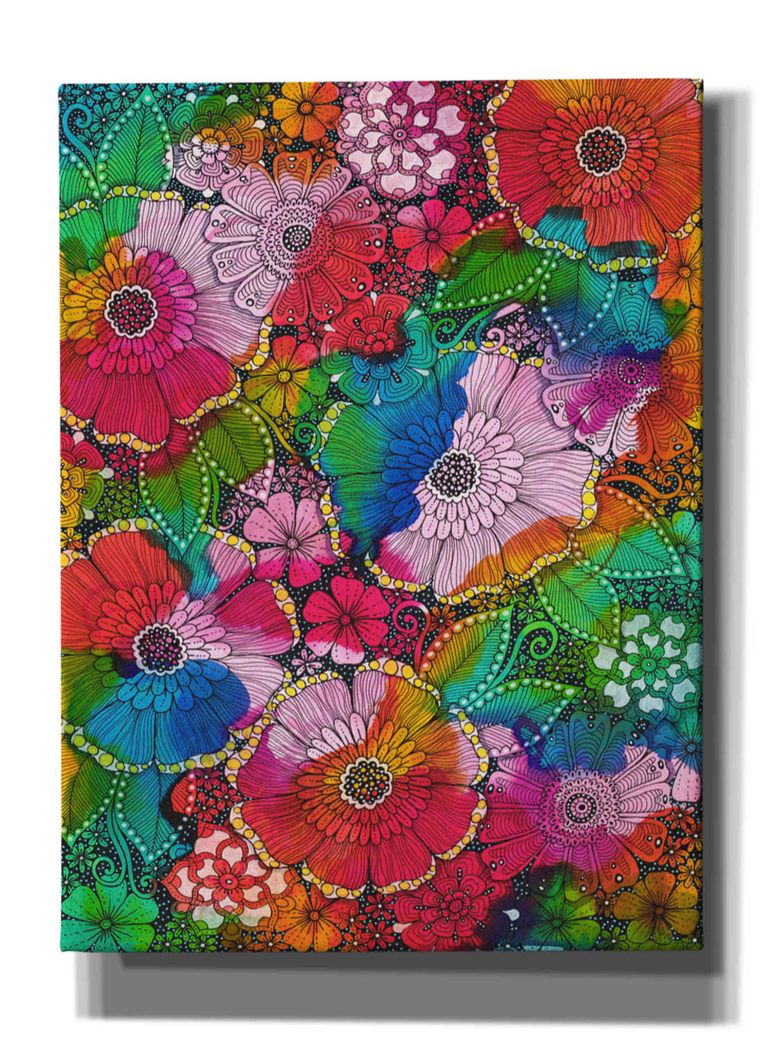 'My Rainbow Garden' by Hello Angel, Giclee Canvas Wall Art