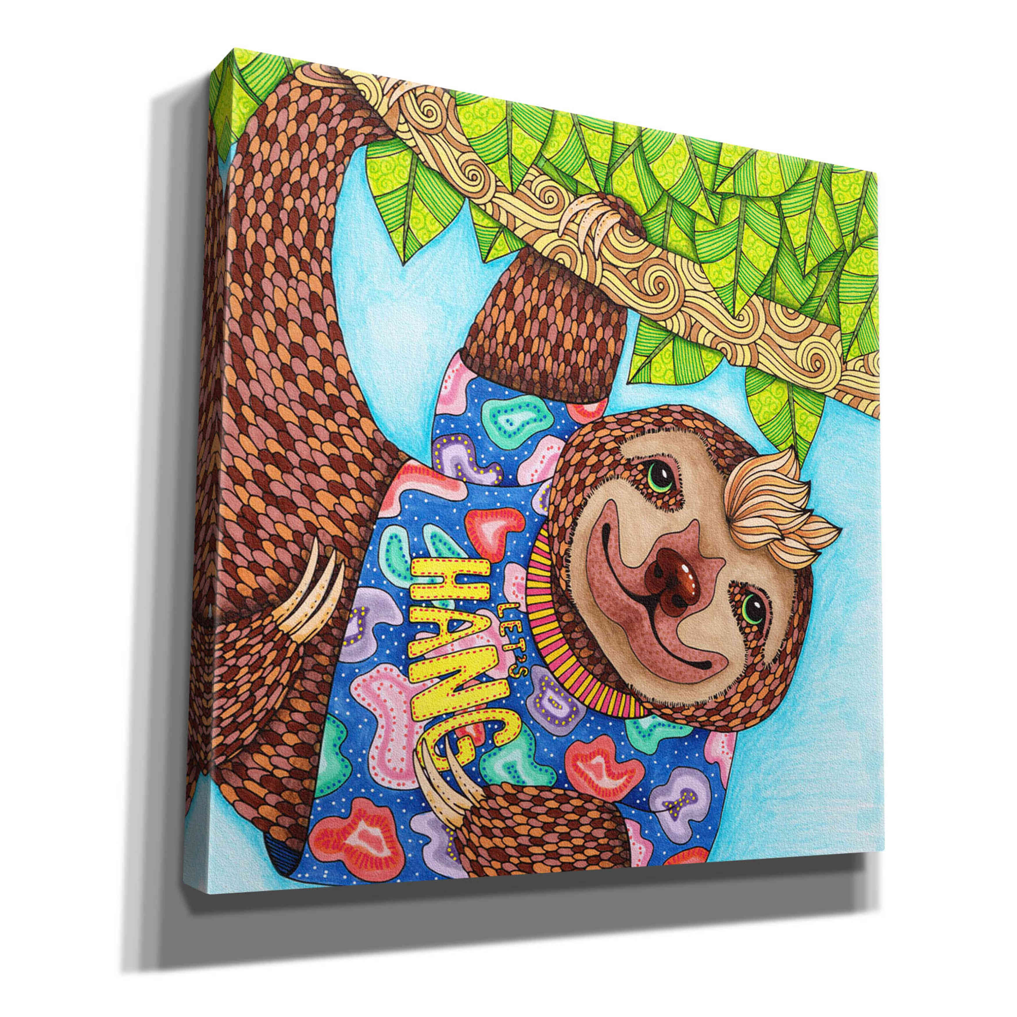 'Irresistible Animals 10 ' by Hello Angel, Giclee Canvas Wall Art