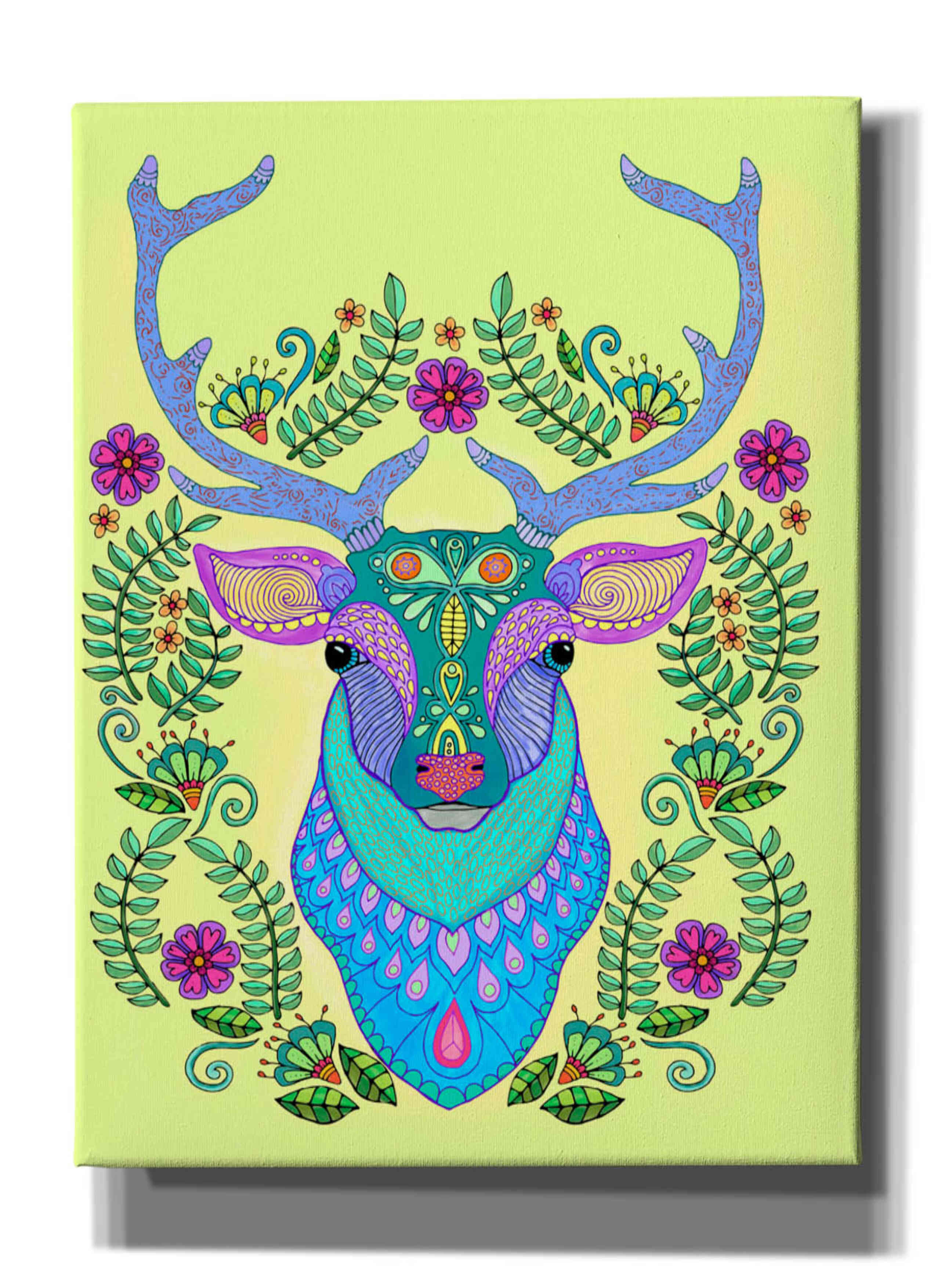 'Animals 19 color' by Hello Angel, Giclee Canvas Wall Art