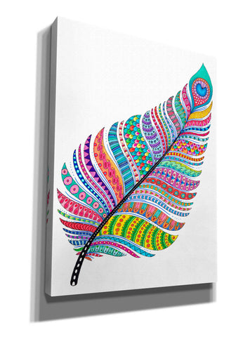 Image of 'Single Feather' by Hello Angel, Giclee Canvas Wall Art