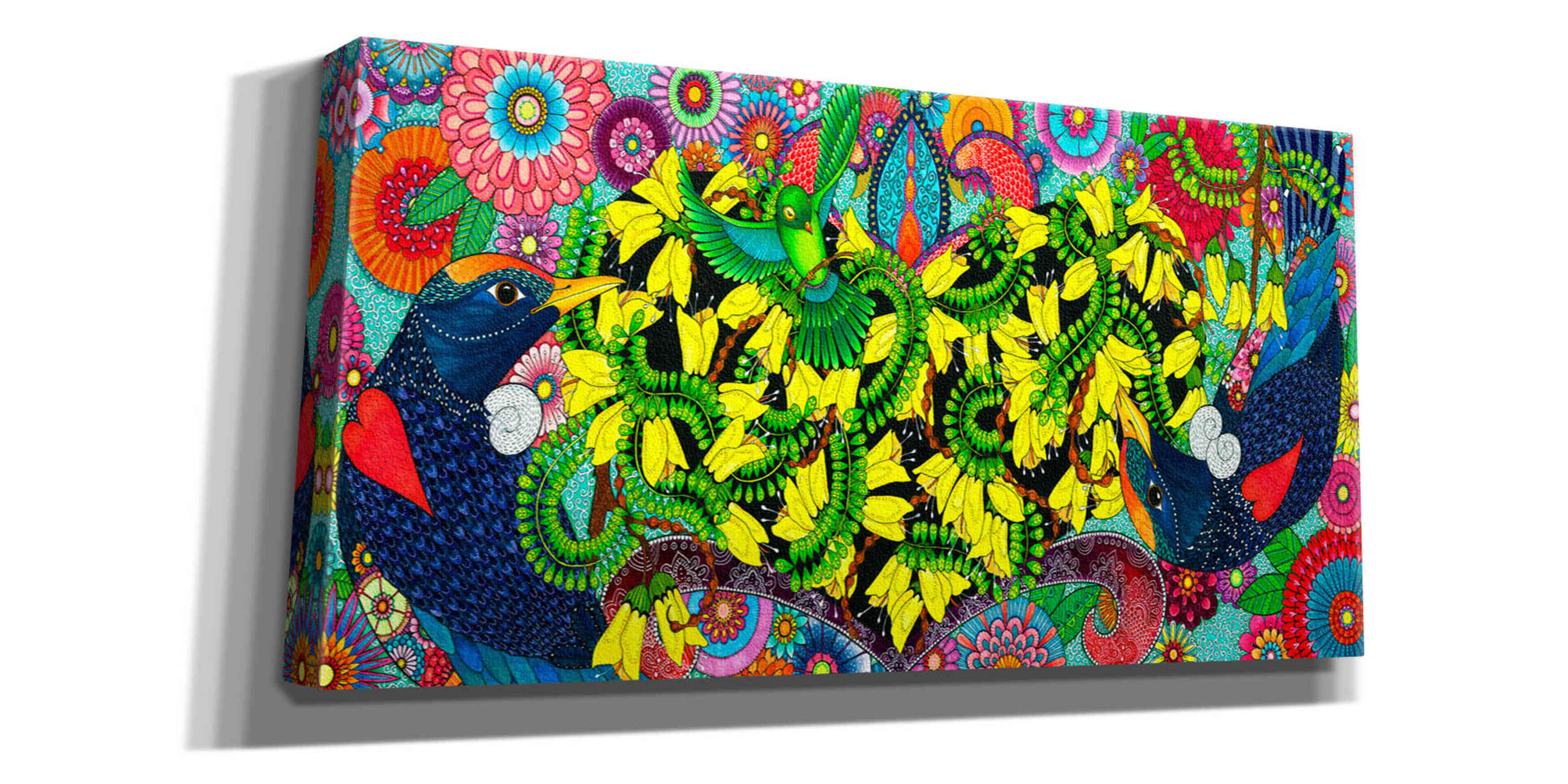 'Golden Heart' by Hello Angel, Giclee Canvas Wall Art