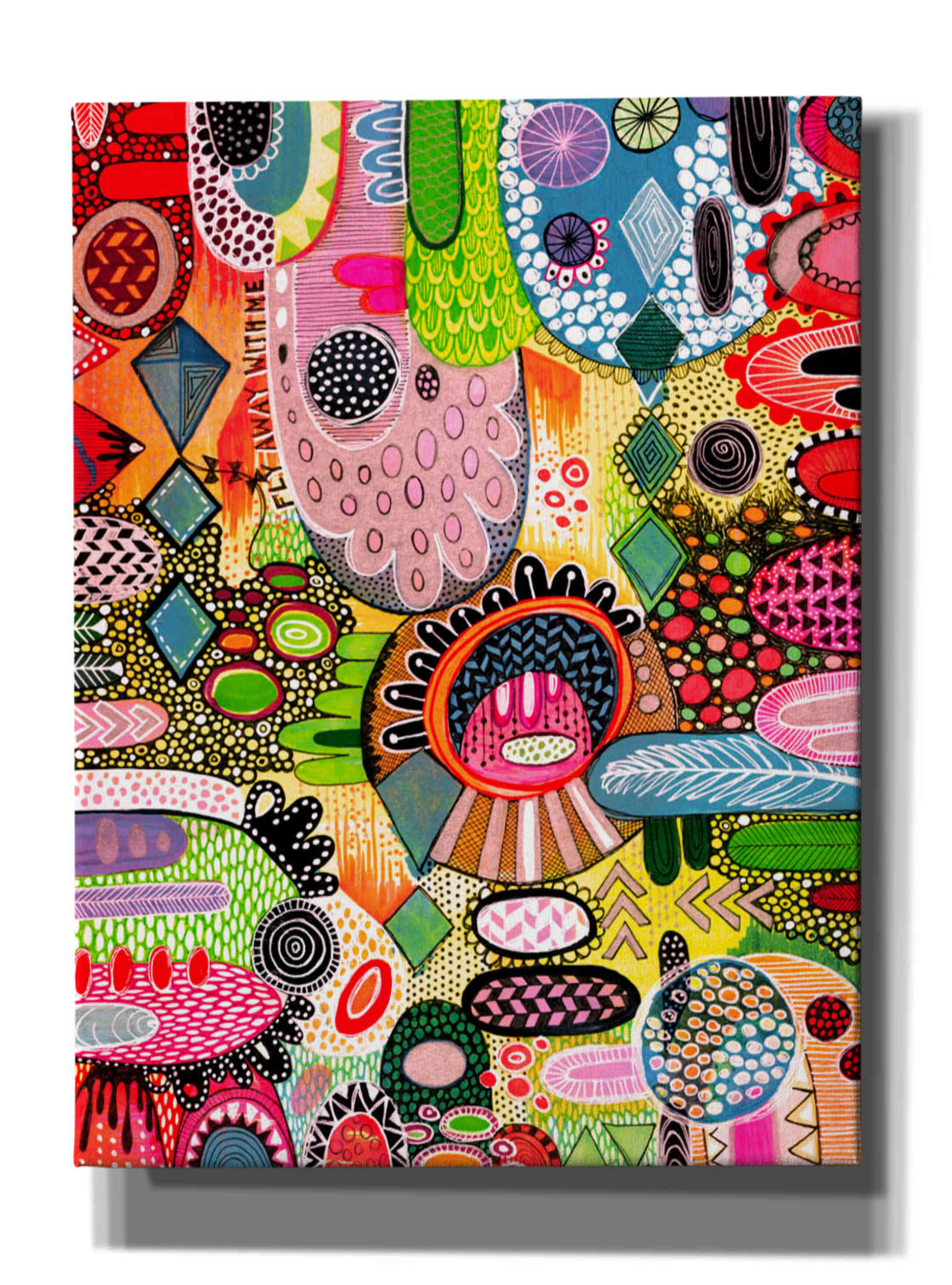 'Fly With Me' by Hello Angel, Giclee Canvas Wall Art