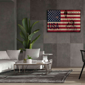'2 Proud to be an American' by Irena Orlov, Giclee Canvas Wall Art,60 x 40