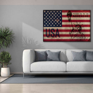 '2 Proud to be an American' by Irena Orlov, Giclee Canvas Wall Art,60 x 40