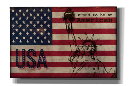 '2 Proud to be an American' by Irena Orlov, Giclee Canvas Wall Art