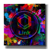 'Link Crypto Coin Color' Canvas Wall Art