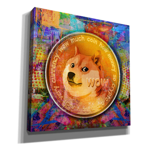 Image of 'DOGE Crypto Dogecoin,' by Portfolio, Canvas Wall Art