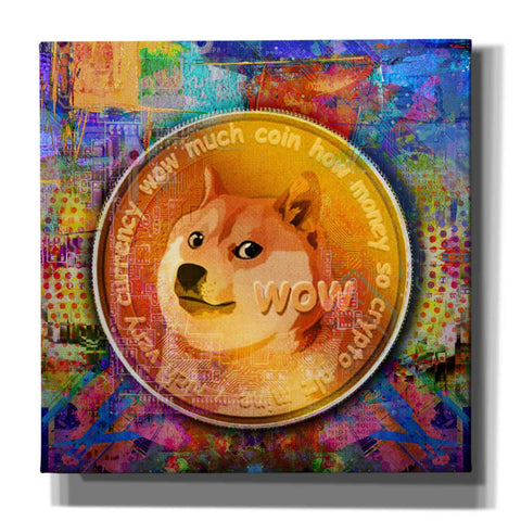 Image of 'DOGE Crypto Dogecoin,' by Portfolio, Canvas Wall Art