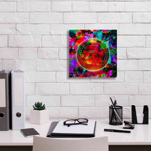 'HEX Crypto Color,' Canvas Wall Art,12x12