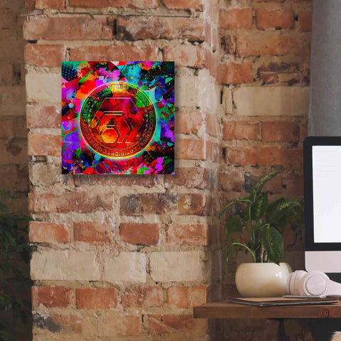 Image of 'HEX Crypto Color,' Canvas Wall Art,12x12