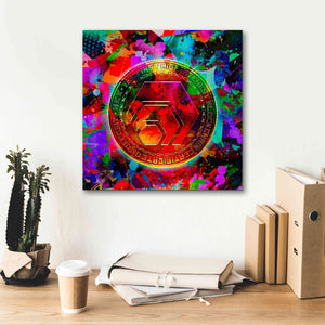 'HEX Crypto Color,' Canvas Wall Art,18x18