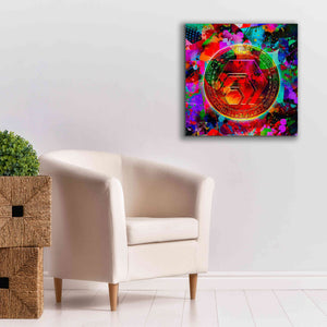 'HEX Crypto Color,' Canvas Wall Art,26x26